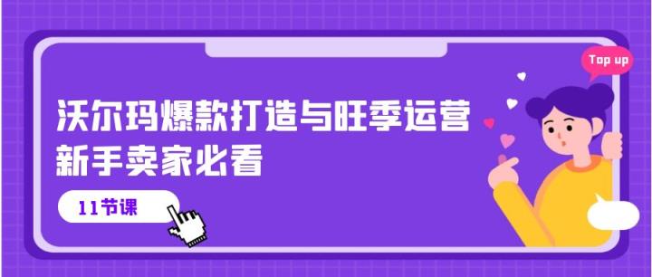沃尔玛超市 爆款打造与高峰期经营，新手卖家必读-天天有课网