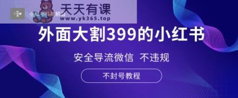 外边大割399的小红书安全性引流手机微信 不违规 防封号实例教程-天天有课网