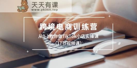 跨境电商训练营：从0-1教你做TikTok小店实操课-天天有课网