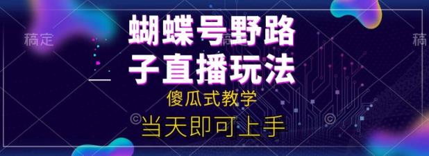 彩蝶号自撸直播间掘金队歪门邪道课堂教学，简易没脑子，当日就能入门-天天有课网