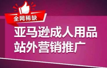 各大网站稀有！亚马逊平台两性用品站外推广网络营销推广，教大家点爆站外流量，打开打造爆款方式-天天有课网