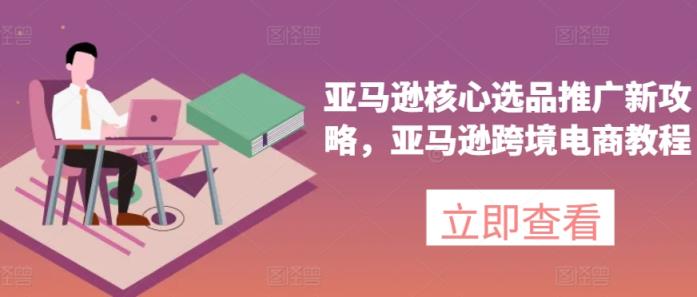 亚马逊核心选品推广新攻略，亚马逊跨境电商教程-天天有课网
