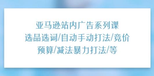 亚马逊站内广告系列课：选品选词/自动手动打法/竞价预算/减法暴力打法/等-天天有课网
