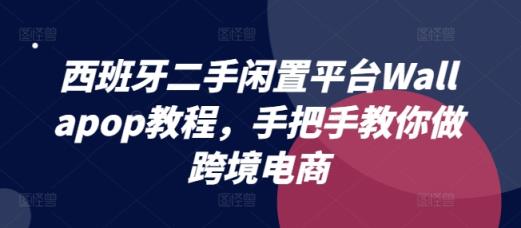 意大利二手闲置服务平台Wallapop实例教程，教你如何做跨境电商-天天有课网