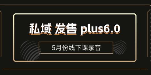 私域 发售 plus6.0【5月份线下课录音】/全域套装 sop流程包，社群发售…-天天有课网