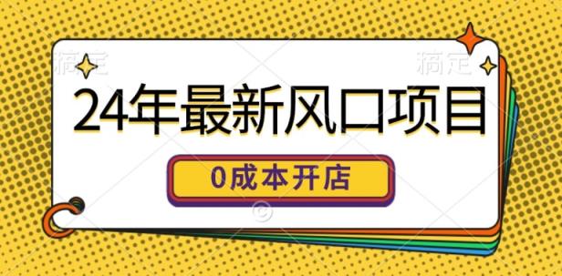 24年全新蓝海项目，0成本费就可以做一家自已的网上购物平台-天天有课网