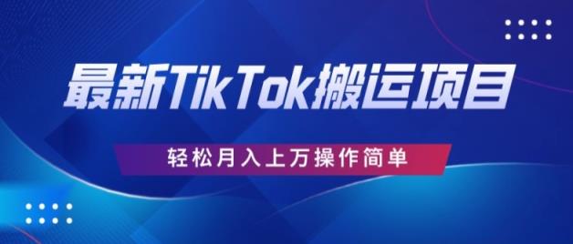 史上最牛简易，运送TikTok厉史，去重复后轻轻松松月赚万余元-天天有课网