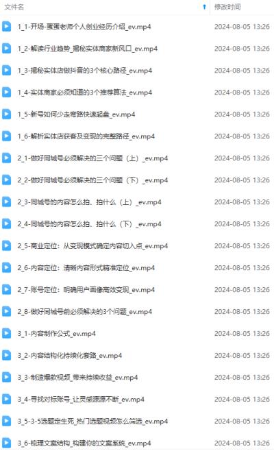 图片[1]-（11991期）实体店老板获客特训营：认知、定位、文案、矩阵、直播、AI等（72节）-中创网_分享中创网创业资讯_最新网络项目资源