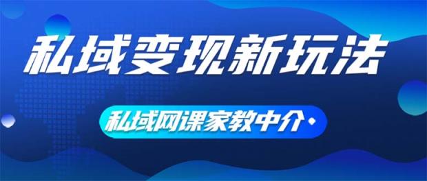 私域变现新玩法，网课家教中介，只做渠道和流量，让大学生给你打工、0…-天天有课网