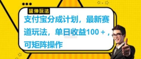 支付宝钱包分为方案，最新生态游戏玩法，单日盈利100 ，可引流矩阵实际操作-天天有课网