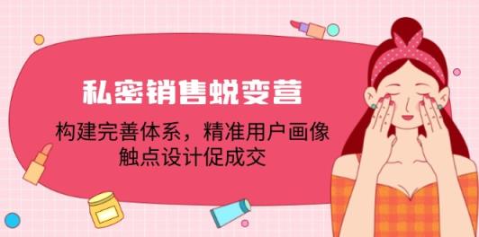 私密销售蜕变营：构建完善体系，精准用户画像，触点设计促成交-天天有课网