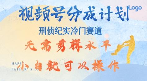 视频号分成计划视刑侦纪赛道领域，新手小白轻松月入过W【类似于犯罪纪录片】-天天有课网